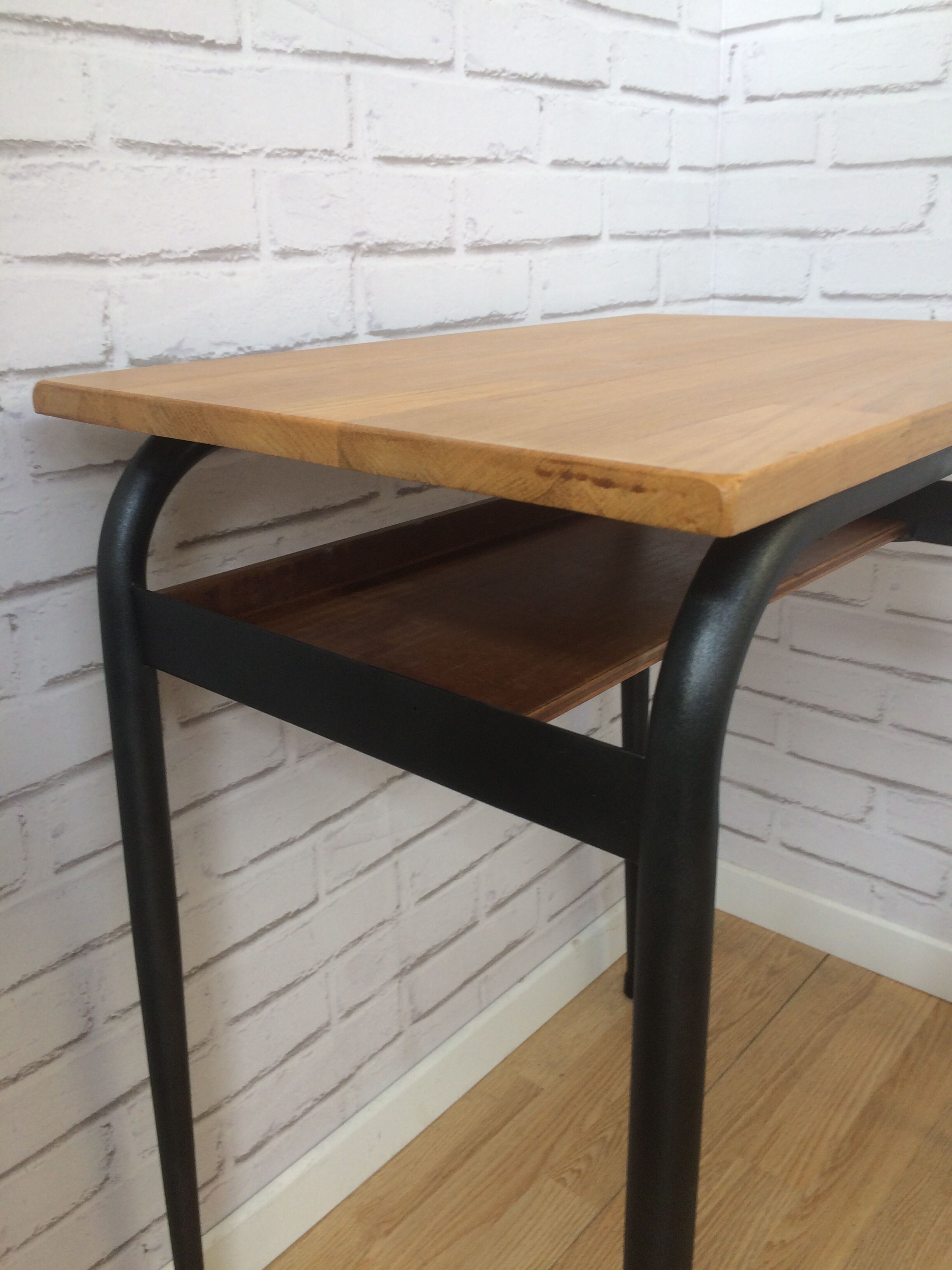 School desk and chair