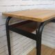 School desk and chair