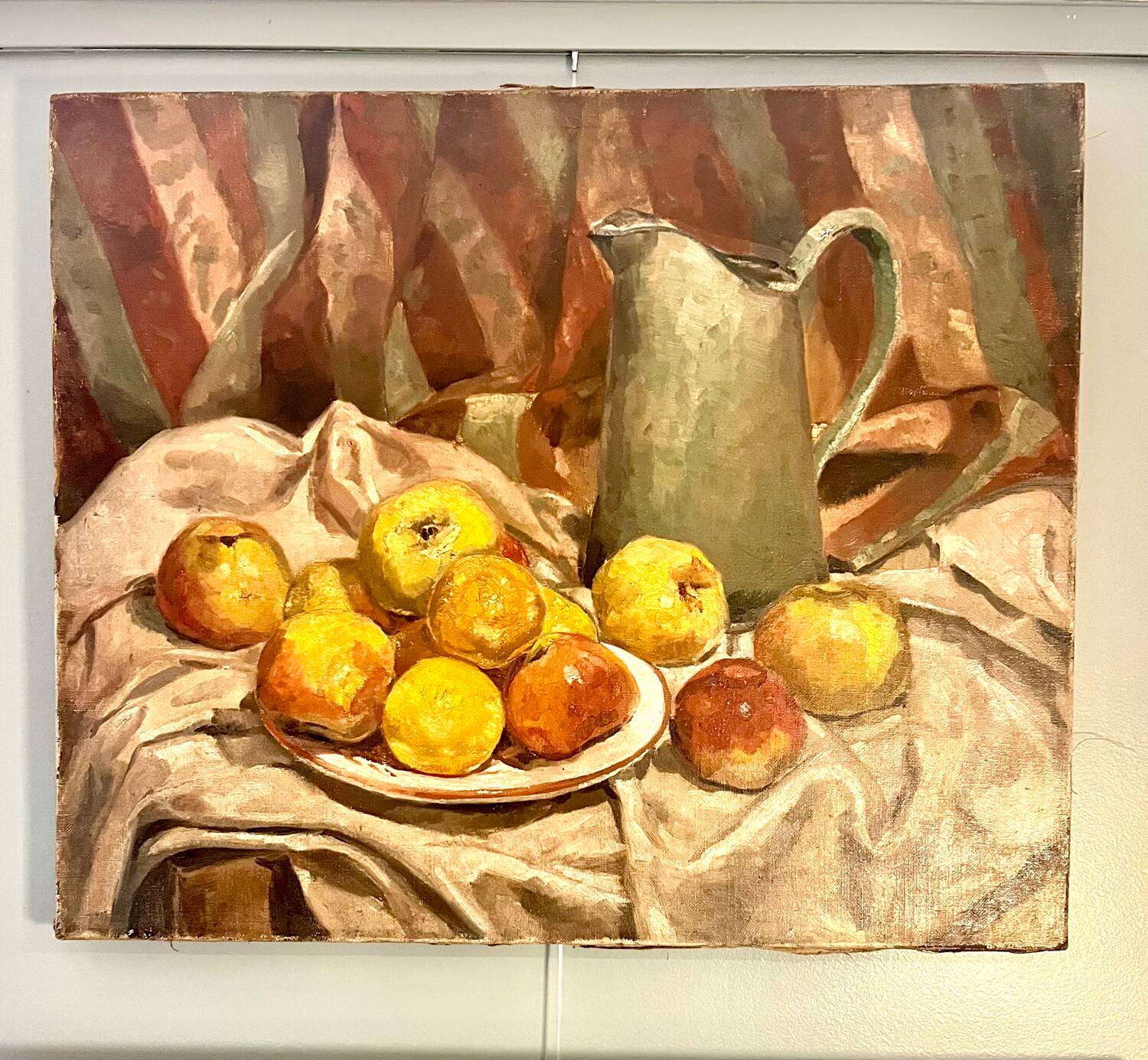 Still life with apples