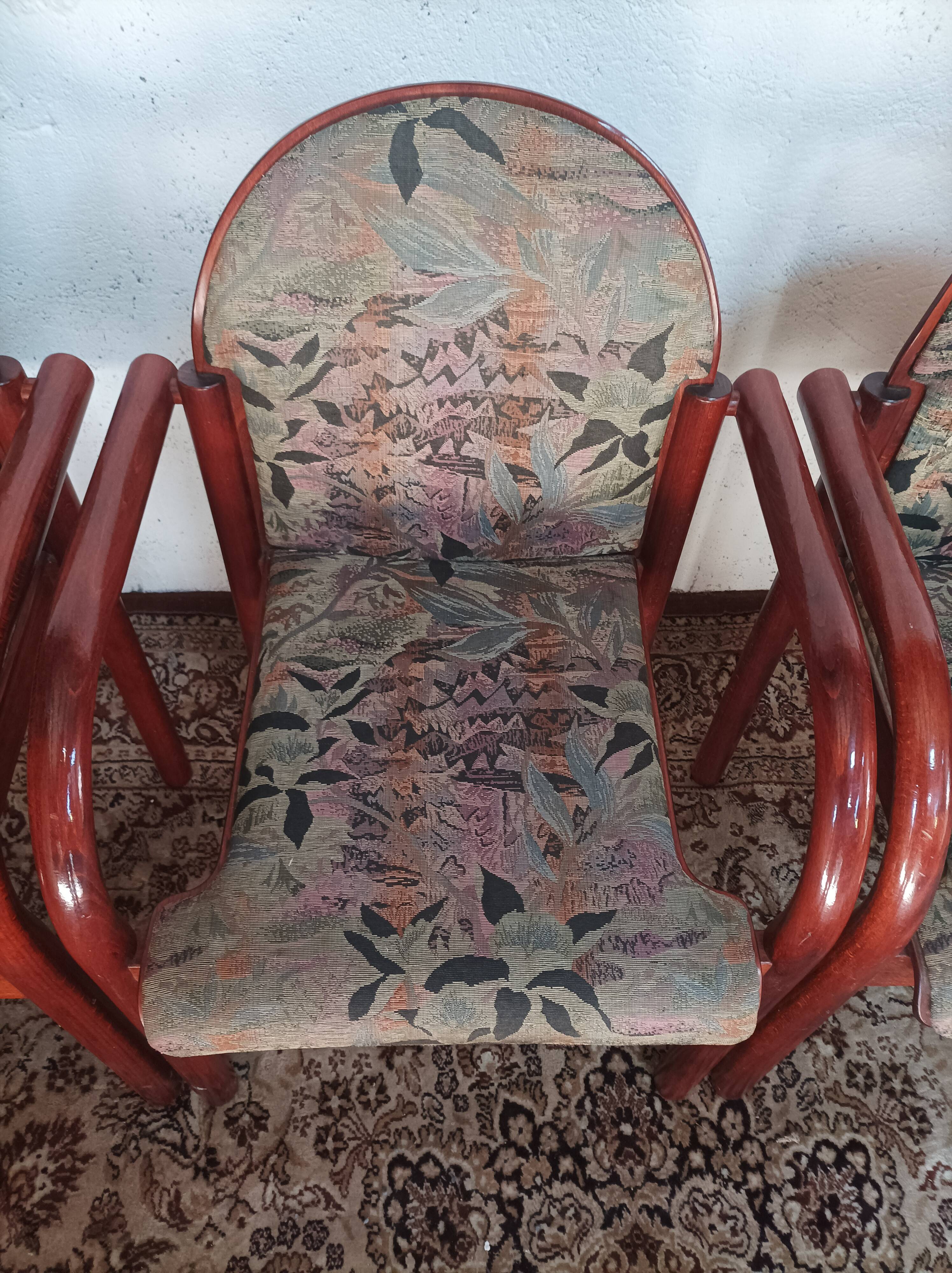 Suite de 4 chaises vintage 1960 Baumann