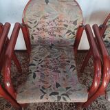 Suite de 4 chaises vintage 1960 Baumann