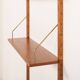 Scandinavian mid century wall unit in teak, 1960s