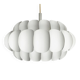 White metal suspension from the mid-century by H. Zender for Temde, 1960s.