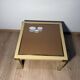 Metal and brass coffee table in ceramic by Nisco.