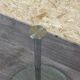 1970s 1980s Coffee Table Side Table in Chrome and Glass Space Age Design