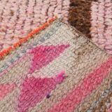 3x12 Rug For Hallway Soft Pink Vintage Runner Rug, 92x355Cm SK 18192