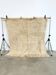 Vintage Flokati rug pure virgin wool square 210 × 210 cm 1970s