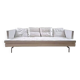 Leather sofa, Stricto Sensu leather designer sofa by Didier Gomez for Ligne Roset.