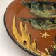 Lluís Puigdemont artisanal dish in enameled ceramic with fish decor