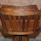 Fauteuil de directeur ancien circa 1900 époque Édouardien en cuir