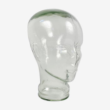 Head hat Marotte in thick glass