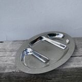 Compartmented stainless steel dish by Rémy Letang