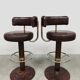 Vintage Swedish design bar stools Jupiter Borje Johanson 1960