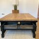 Industrial style coffee table