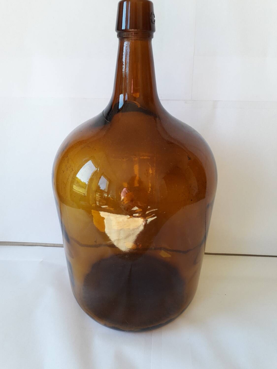 Dame-Jeanne en verre ambré