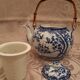 Service à thé, 8 tasses, porcelaine fine du Japon, années 40/50