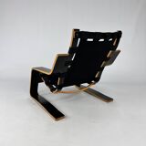 Vintage Scandinavian Bentwood Cantilever Lounge Chair, 1970s