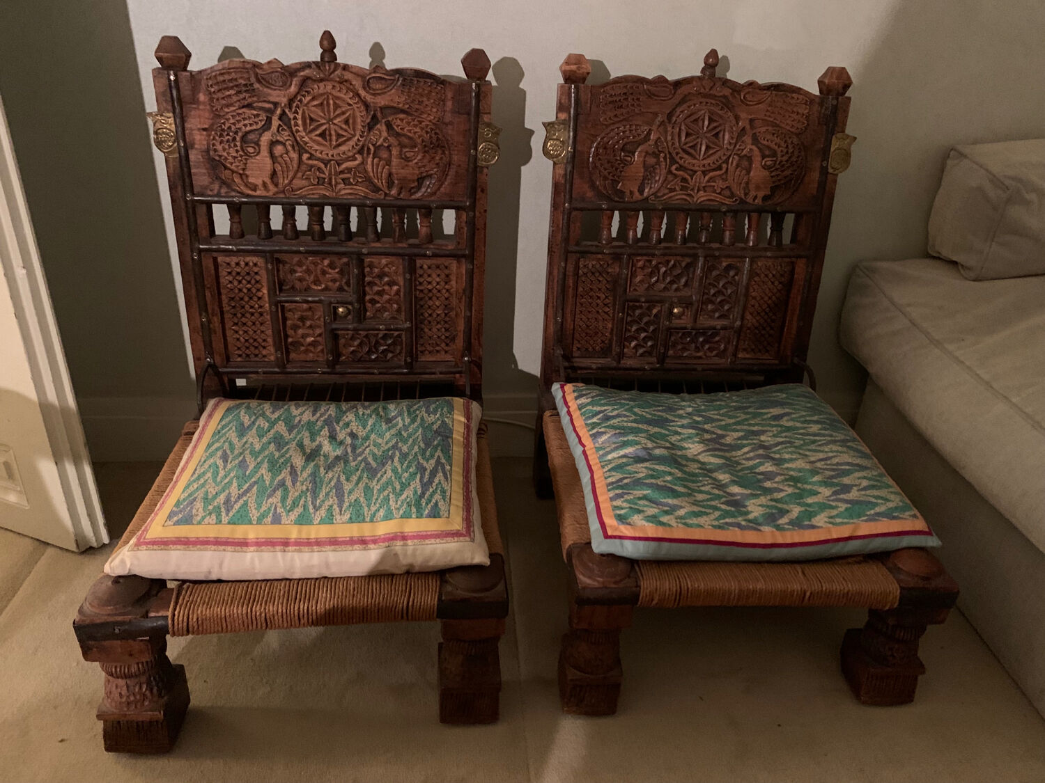 Pair of armchairs