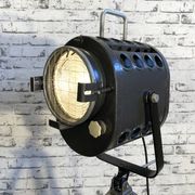 Vintage tripod theater spotlight, 1960s