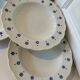 Set of 10 Boch La Louvière soup plates
