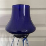 Ancient Medusa Cobalt Blue Cup Vase Jozefina Krosno Octopus Blown Glass