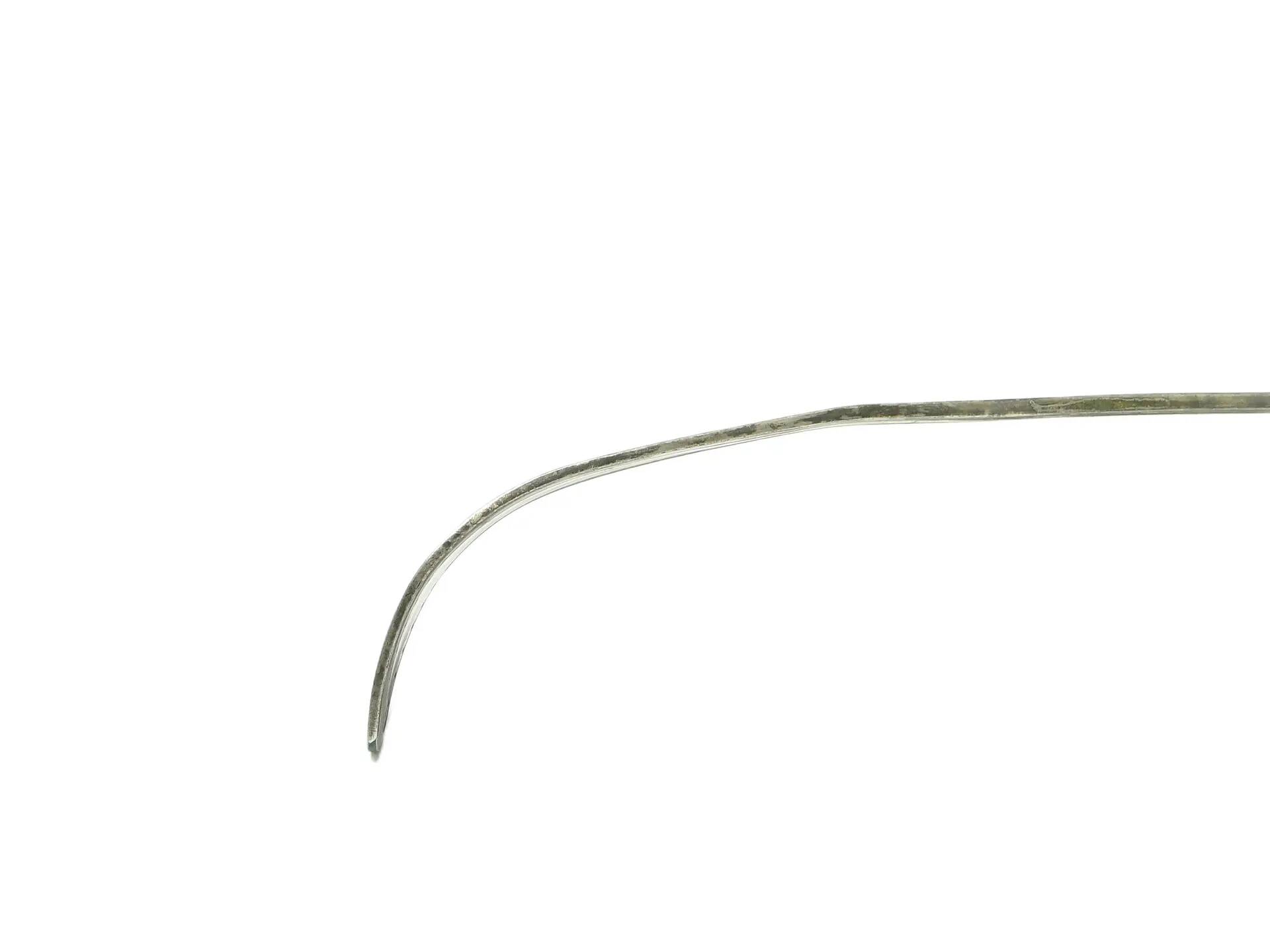 Soup ladle, Scandinavian functionalism, silver-plated brass, Denmark, early 20th century
