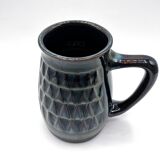 Mug/tasse en grès • Søholm • Série bleue d'Einar Johansen • Danemark 60s