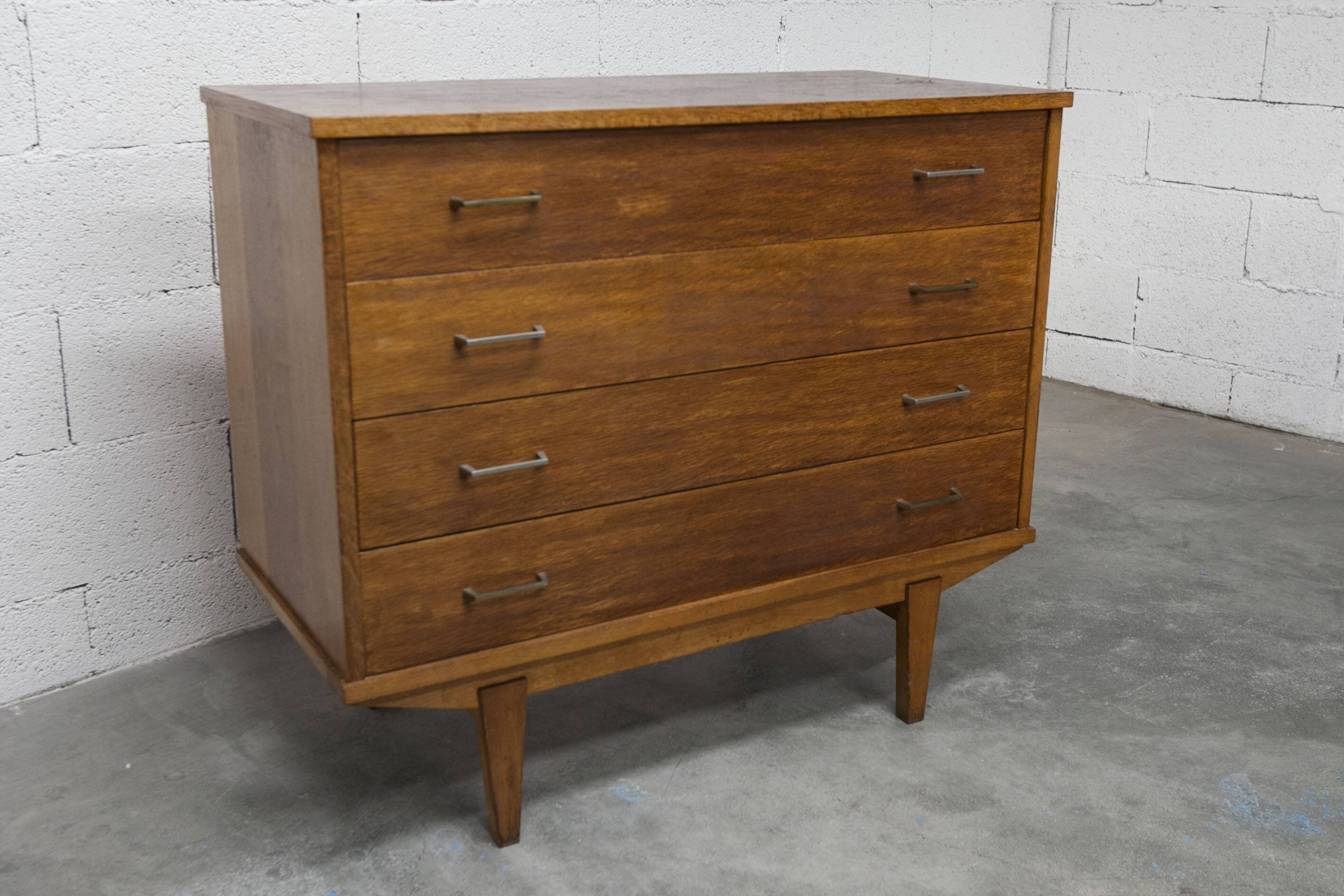 Commode scandinave 1960 4 tiroirs