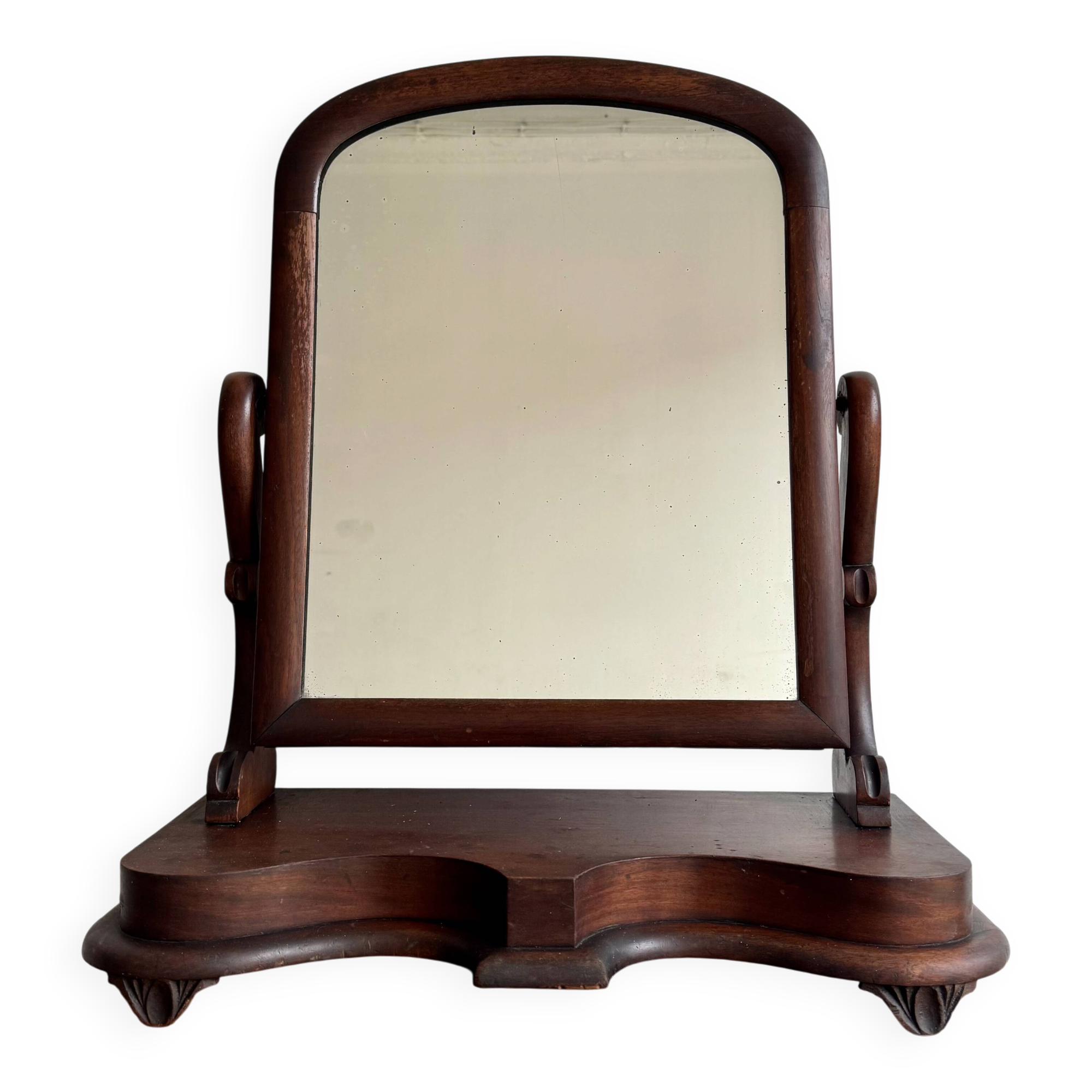 Victorian Mahogany Vanity Mirror