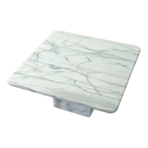 Vintage Carrara marble coffee table