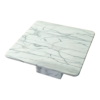 Table basse en marbre de Carrare vintage