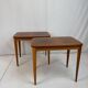2 small mahogany tables - Sweden 1960s