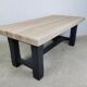 Renovated oak coffee table