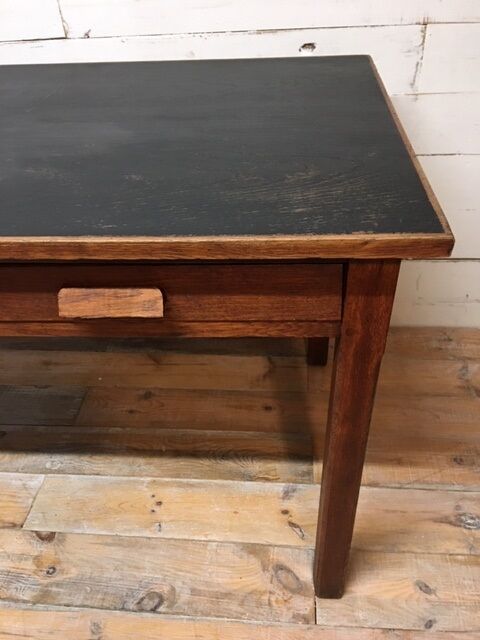 Flat desk black laqué tray 1950