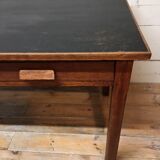 Flat desk black laqué tray 1950