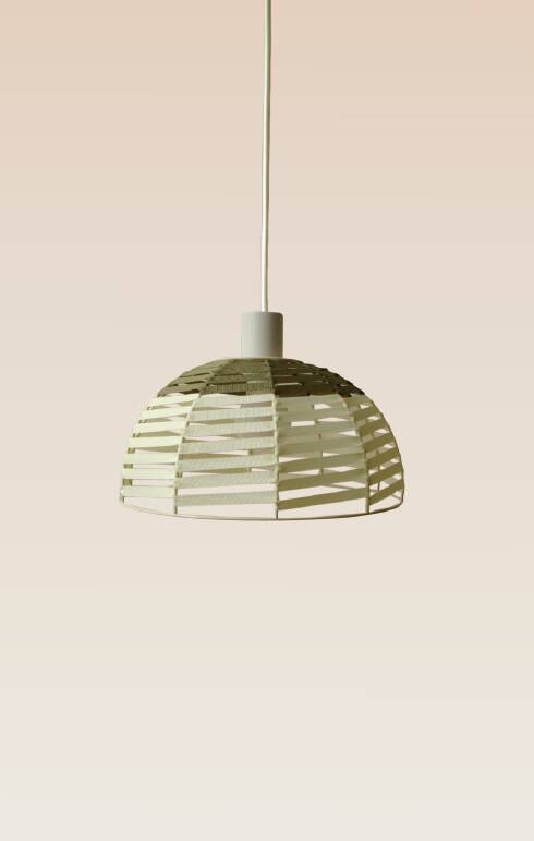 Woven dome suspension on metal structure / D 30cm