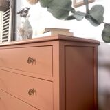 Commode vintage terracotta