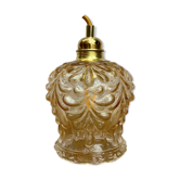 Vintage amber glass tulip walker