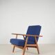 Danish Cigar GE240 chair by Hans Wegner for Getama, 1950s