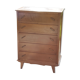 Oak chest of drawers 50s oak feet compass 5 drawers