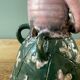 Pair of earthenware sconces signed Borderie - Szekely