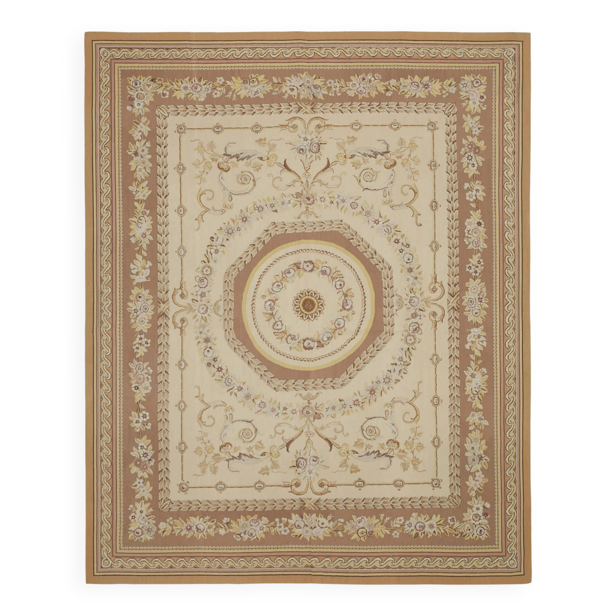 Handmade Vintage Flatweave Needlepoint Kilim 247 cm x 303 cm