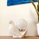 Bird lamp "dove" in white ceramic, 1970
