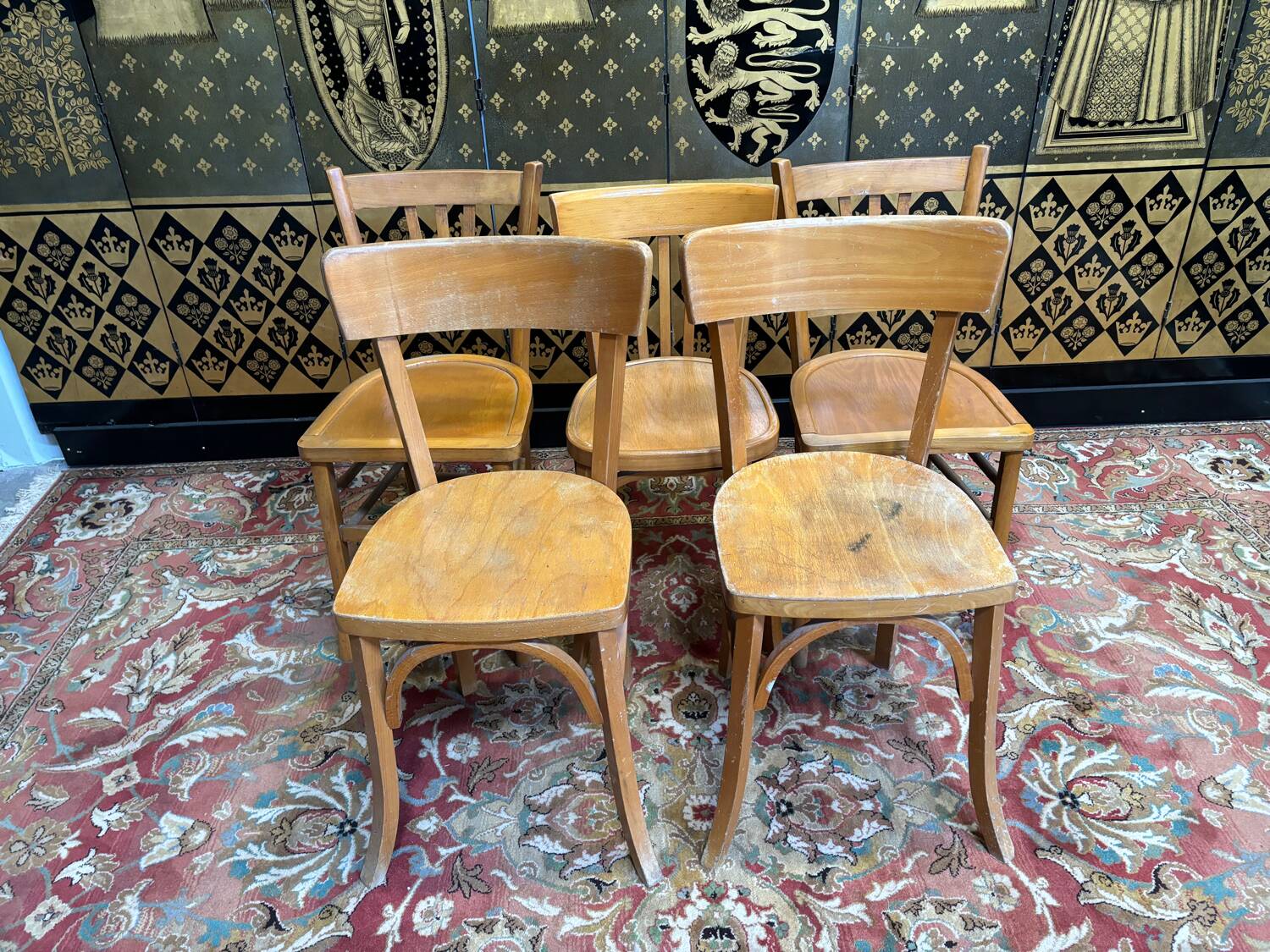 5 bistro chairs