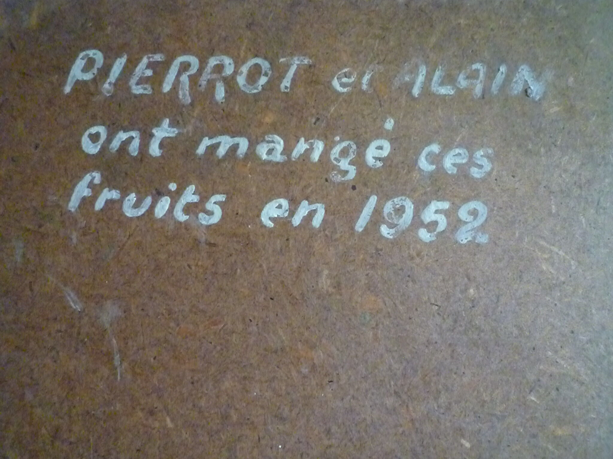 Oil painting on still life panel