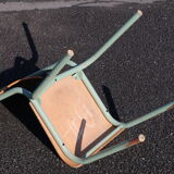 Set of 6 adult chairs Mullca 510 green