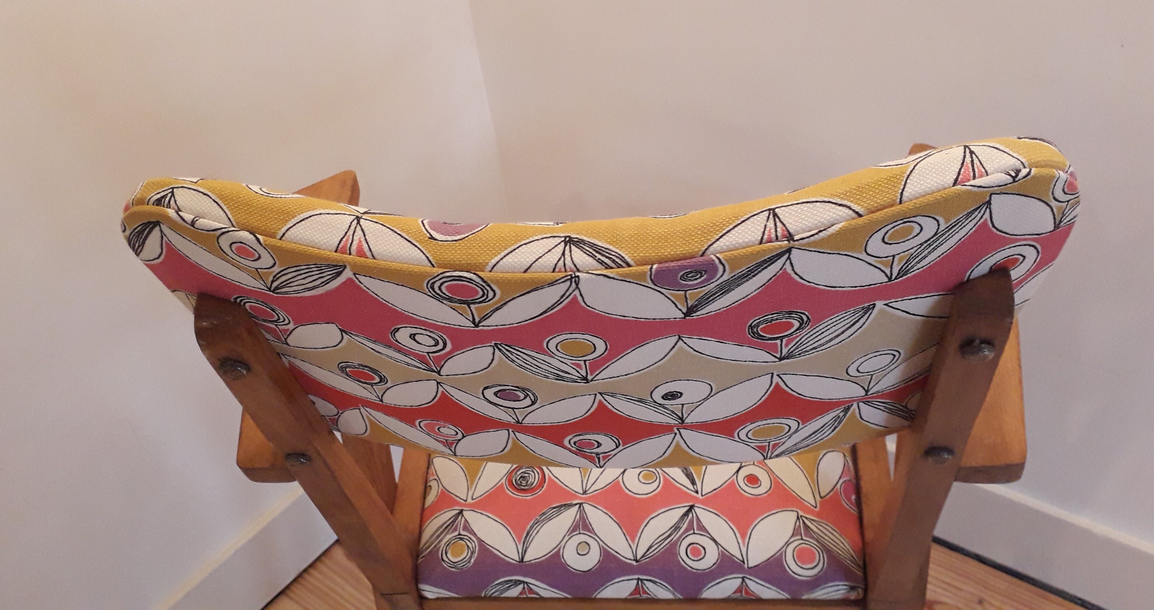 Armchair feet compass 60s