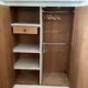 Old vintage children's water green wardrobe