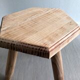 Raw wood tripod tripod