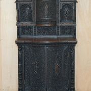 Buffet antique sculpté main style temple birman vers 1860